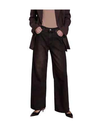 Jeans Palazzo Espresso SELENE 17 BLACK GOD SAVE DENIM 