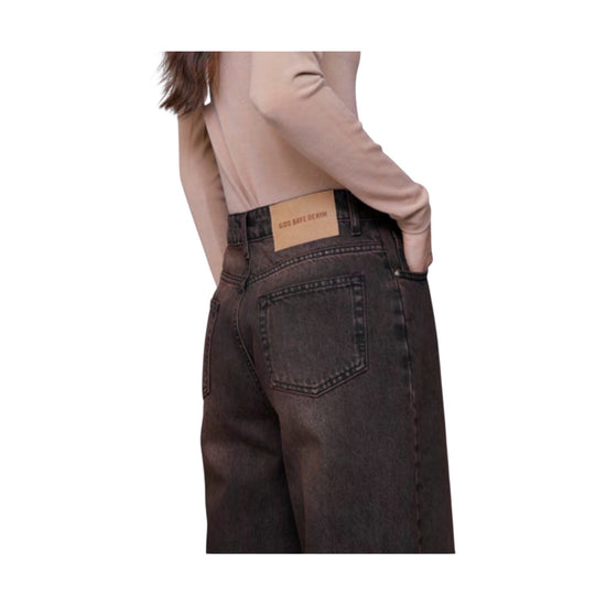 Jeans Palazzo Espresso SELENE 17 BLACK GOD SAVE DENIM 