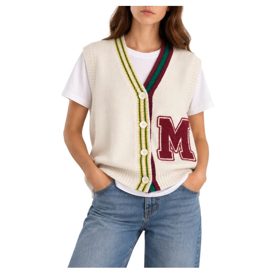 Gilet in maglia Burro R016 BURRO HAVEONE 
