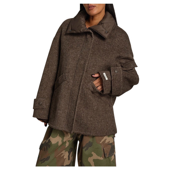 Giacca misto lana con collo imbottito Moro R018 MORO HAVEONE 