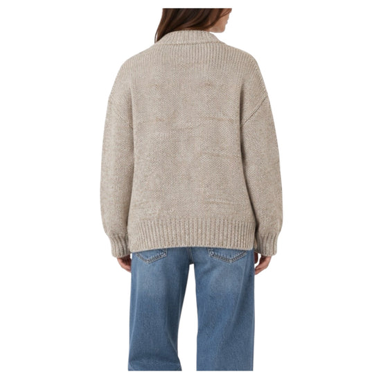 Cardigan in maglia Beige/Panna R105 BEIGE PANNA HAVEONE 