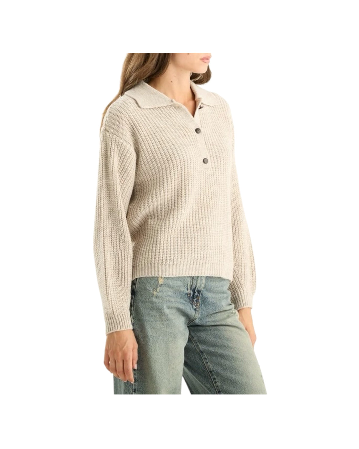 Polo a costa inglese Beige R111 BEIGE HAVEONE 