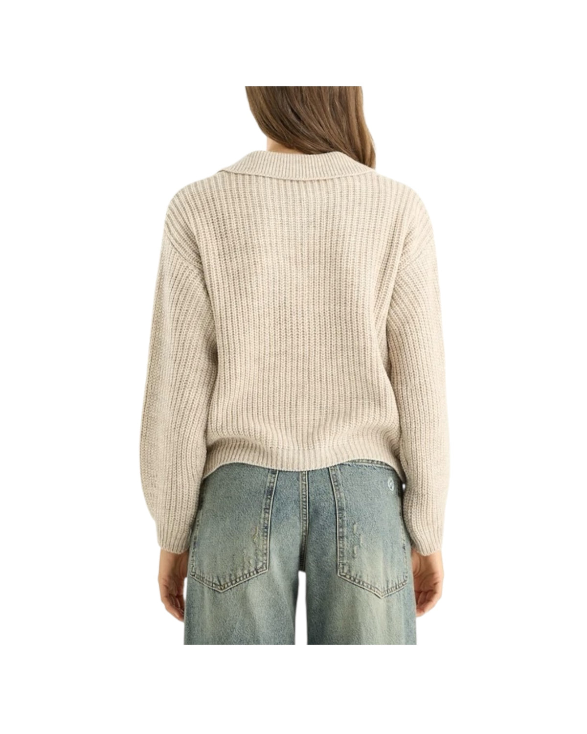 Polo a costa inglese Beige R111 BEIGE HAVEONE 