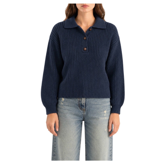 Polo a costa inglese Blu R111 BLU HAVEONE 