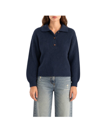 Polo a costa inglese Blu R111 BLU HAVEONE 