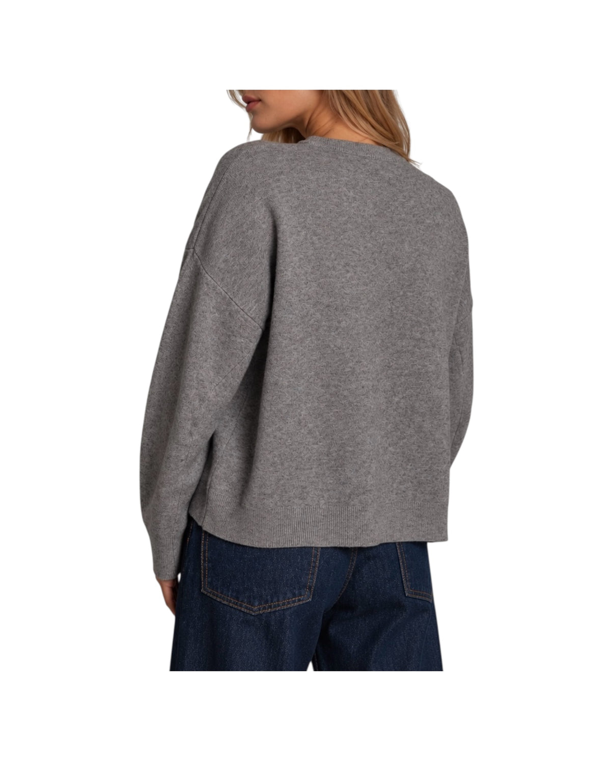 Felpa misto viscosa Grigio R115 GRIGIO HAVEONE 