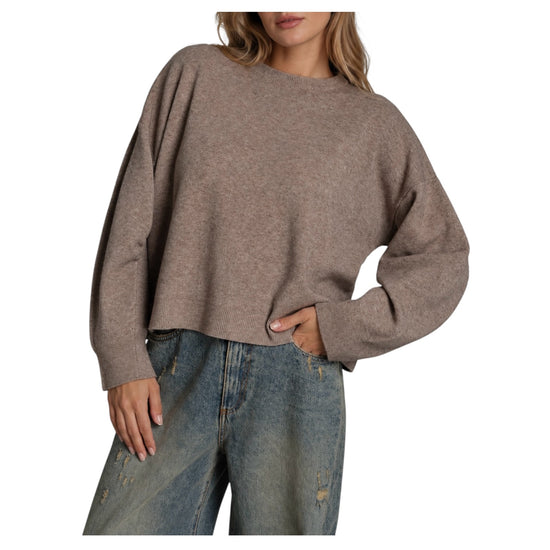 Felpa misto viscosa Tortora R115 TORTORA HAVEONE 