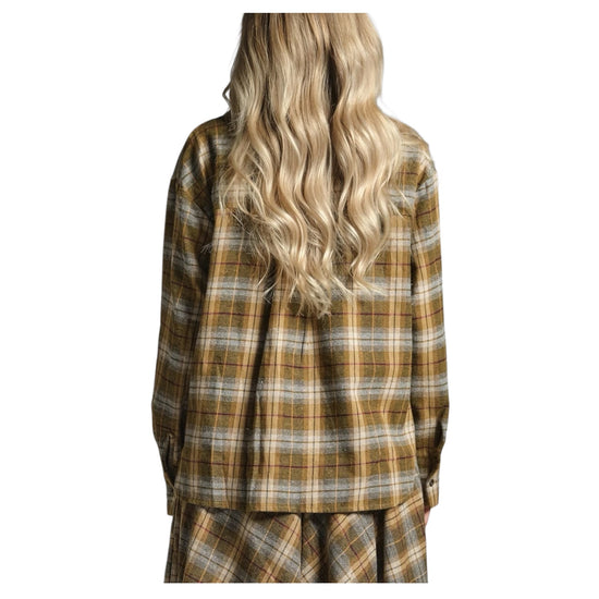 Camicia in misto cotone Oil Check CLARINE PPC279 IMPURE 