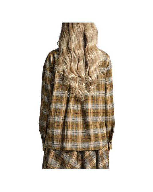 Camicia in misto cotone Oil Check CLARINE PPC279 IMPURE 