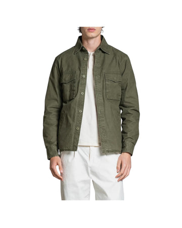 Overshirt in canvas Military green DEREK SLBC03 IMPURE 