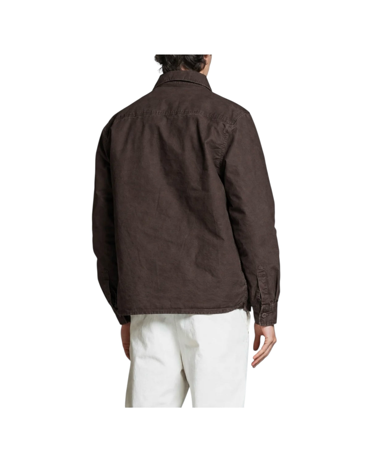 Overshirt in canvas Brown DEREK SLBC29 IMPURE 