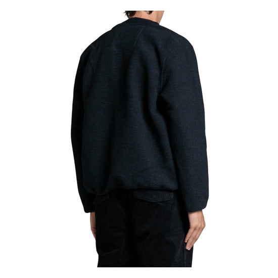 Cardigan in misto lana Navy DOVER MWBC01 IMPURE 