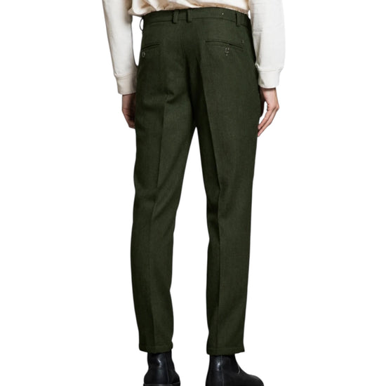 Pantalone Chino misto lana Dark Green ELIAS625 MWOC04 IMPURE 