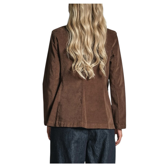 Blazer in velluto Brown GADIEL VESC29 IMPURE 