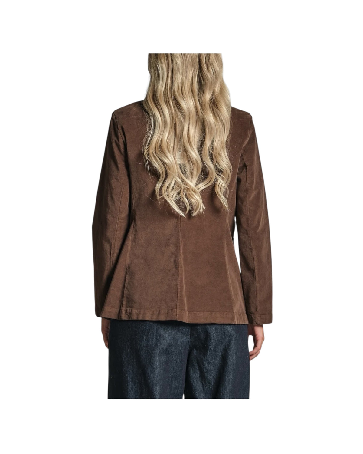 Blazer in velluto Brown GADIEL VESC29 IMPURE 
