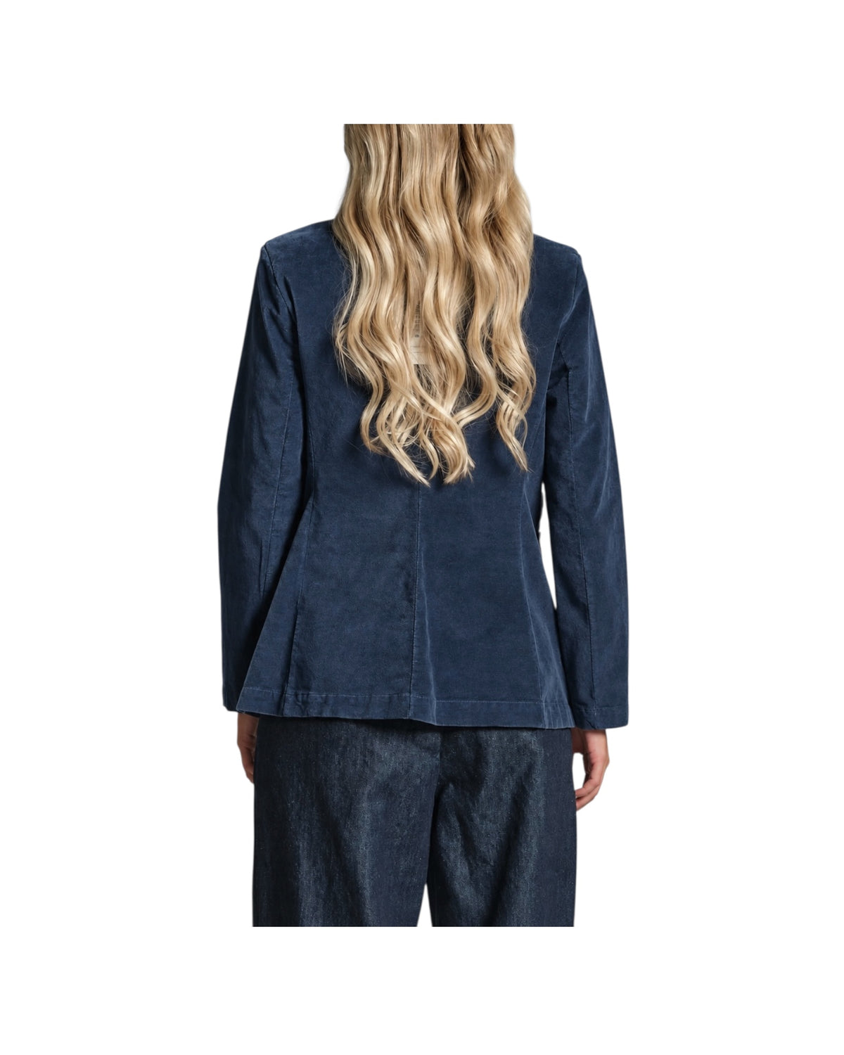Blazer in velluto Dark blue GADIEL VESC99 IMPURE 