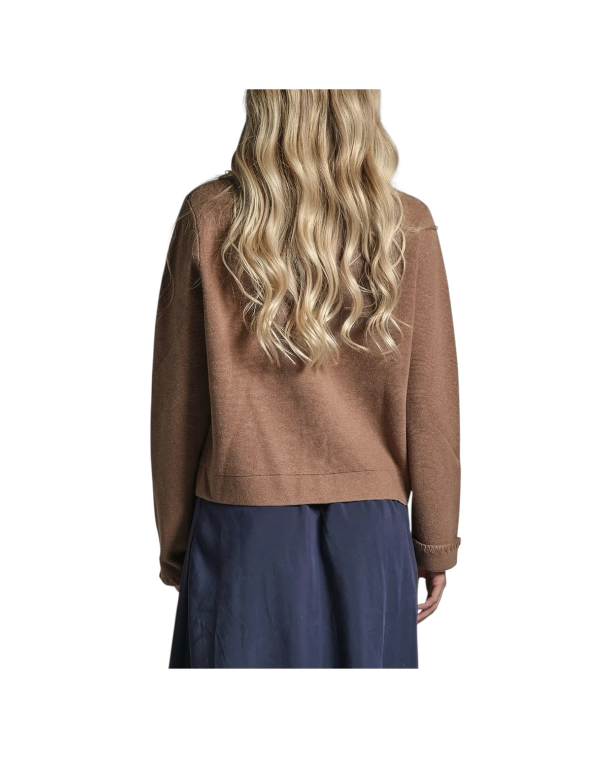 Cardigan in misto lana Tortora GALET INTC18 IMPURE 