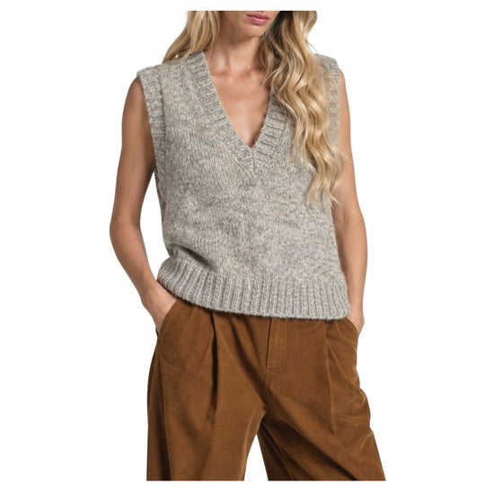 Gilet misto lana Grey GEMMA PNAC17 IMPURE 