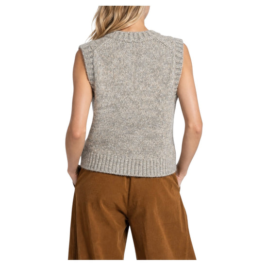 Gilet misto lana Grey GEMMA PNAC17 IMPURE 