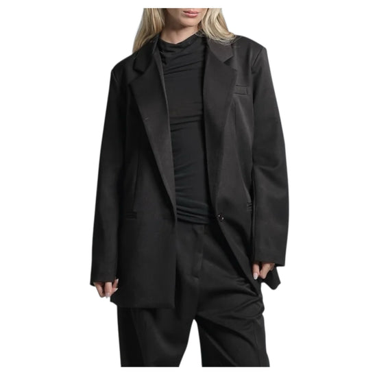 Blazer in misto viscosa Black GIFT WOVC10 IMPURE 