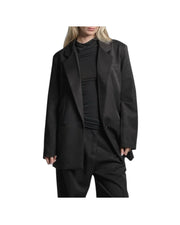 Blazer in misto viscosa Black