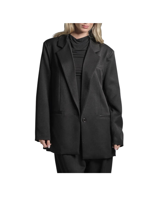 Blazer in misto viscosa Black GIFT WOVC10 IMPURE 