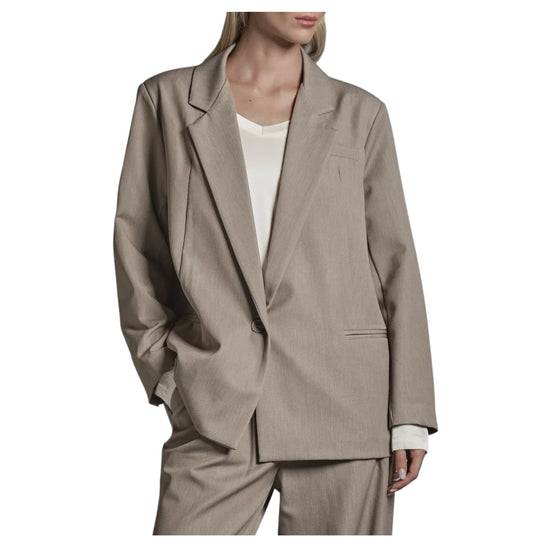 Blazer in misto viscosa Tortora GIFT WOVC18 IMPURE 