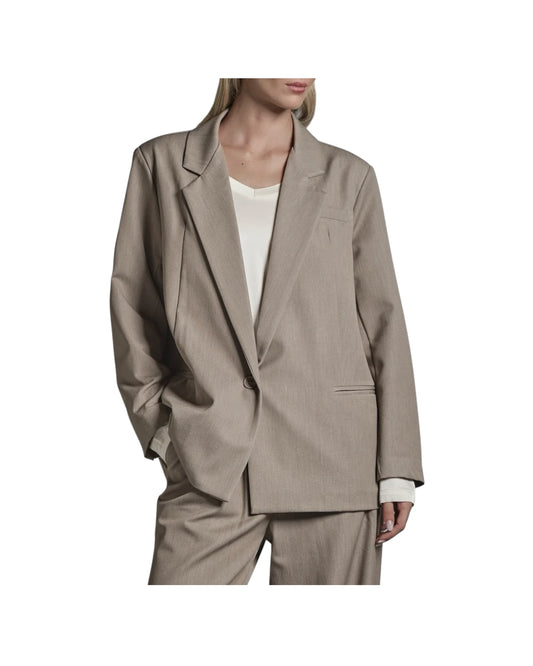 Blazer in misto viscosa Tortora GIFT WOVC18 IMPURE 