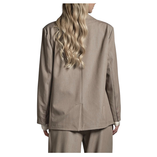 Blazer in misto viscosa Tortora GIFT WOVC18 IMPURE 