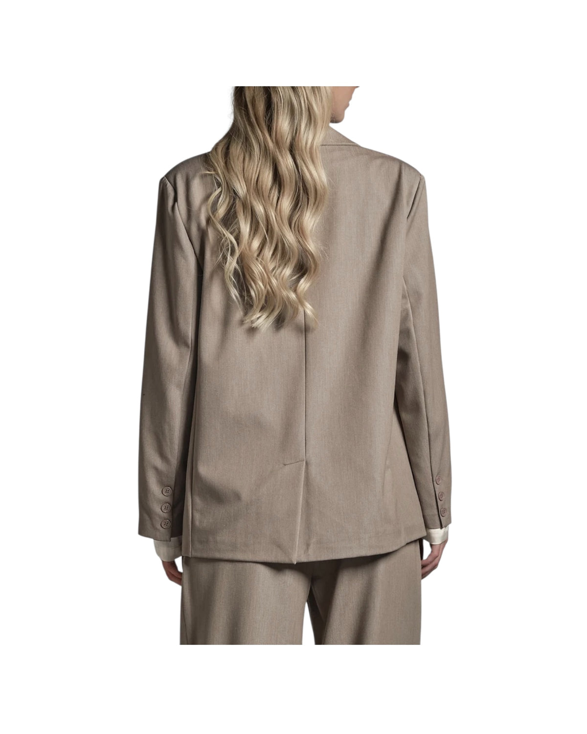 Blazer in misto viscosa Tortora GIFT WOVC18 IMPURE 