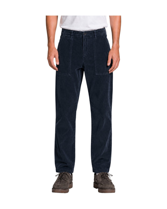 Pantalone Fatigue in velluto Navy HOPPER V05C01 IMPURE 