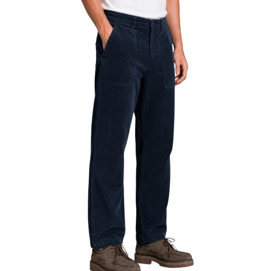 Pantalone Fatigue in velluto Navy HOPPER V05C01 IMPURE 