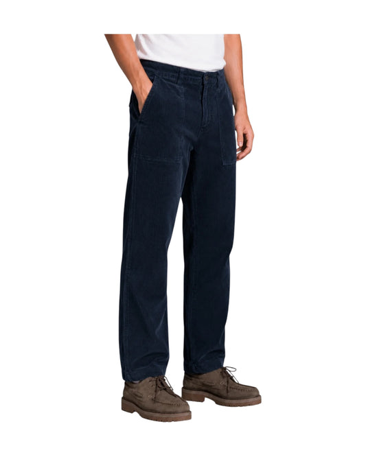 Pantalone Fatigue in velluto Navy HOPPER V05C01 IMPURE 