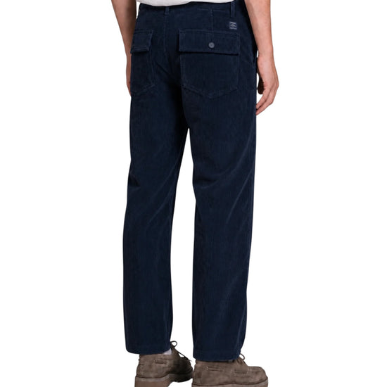 Pantalone Fatigue in velluto Navy HOPPER V05C01 IMPURE 
