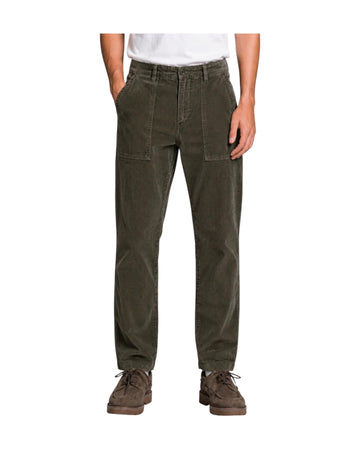 Pantalone Fatigue in velluto Military green HOPPER V05C03 IMPURE 