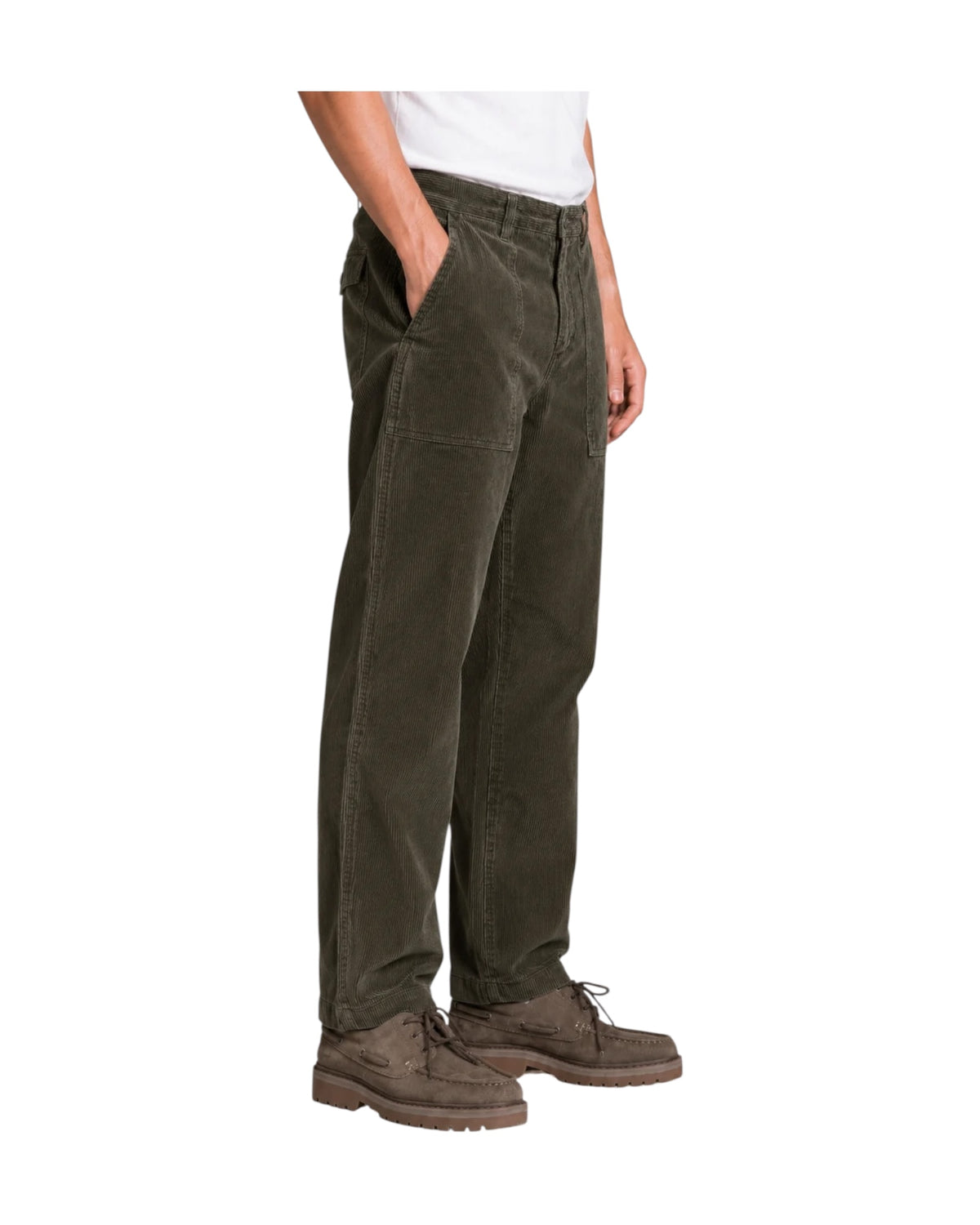 Pantalone Fatigue in velluto Military green HOPPER V05C03 IMPURE 