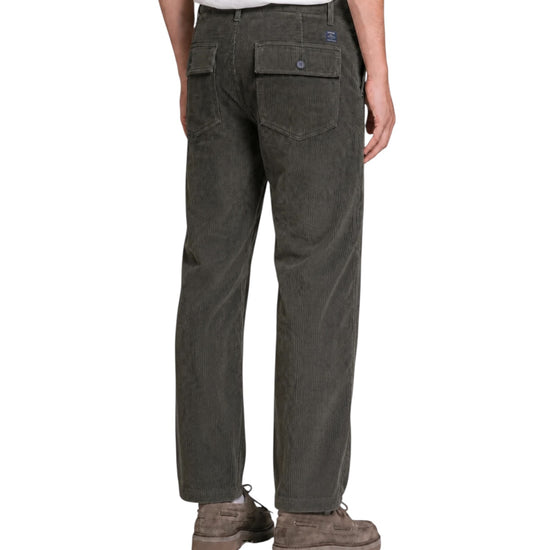 Pantalone Fatigue in velluto Military green HOPPER V05C03 IMPURE 
