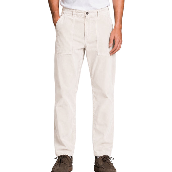 Pantalone Fatigue in velluto White HOPPER V05C23 IMPURE 
