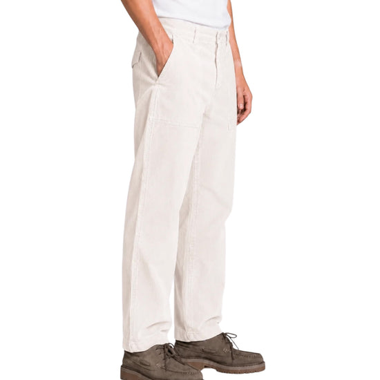 Pantalone Fatigue in velluto White HOPPER V05C23 IMPURE 