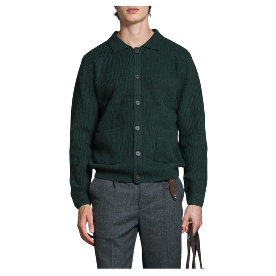 Cardigan in lana Dark green HUGO WN8C04 IMPURE 