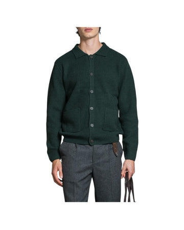 Cardigan in lana Dark green HUGO WN8C04 IMPURE 