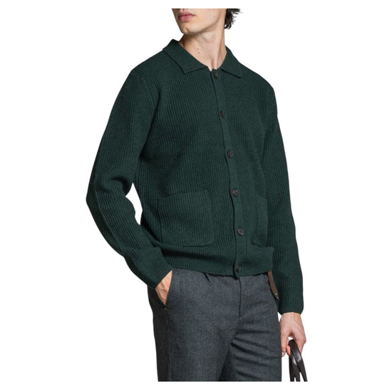 Cardigan in lana Dark green HUGO WN8C04 IMPURE 