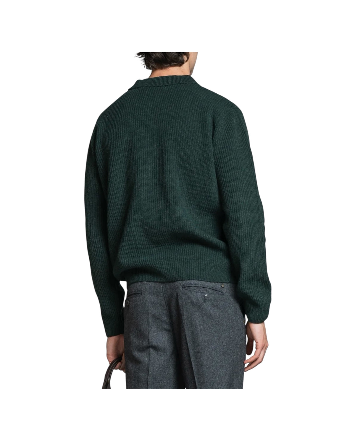 Cardigan in lana Dark green HUGO WN8C04 IMPURE 