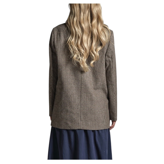 Blazer in misto lana  micro check JANET250 MWO130 IMPURE 