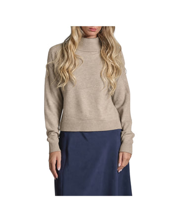 Maglia in lana mercerizzata Beige JEANNA WMCC51 IMPURE 