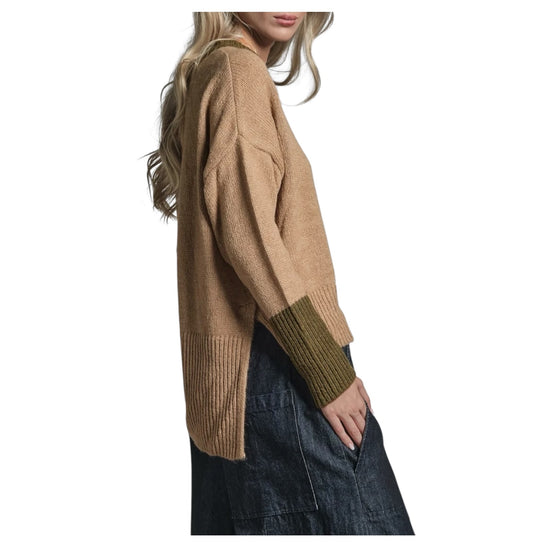 Maglia girocollo in misto lana Beige MALI APVC51 IMPURE 