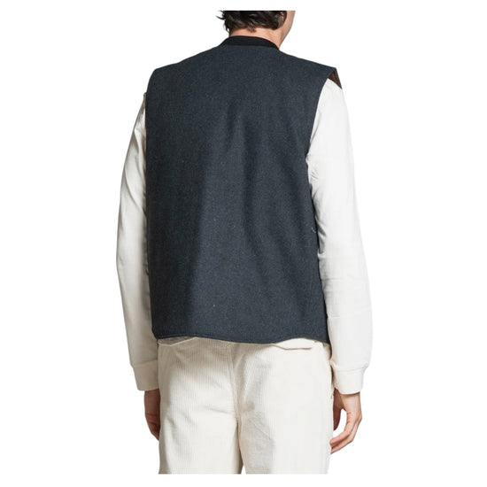 Gilet reversibile misto lana Castel rock MARTIN MWOC02 IMPURE 