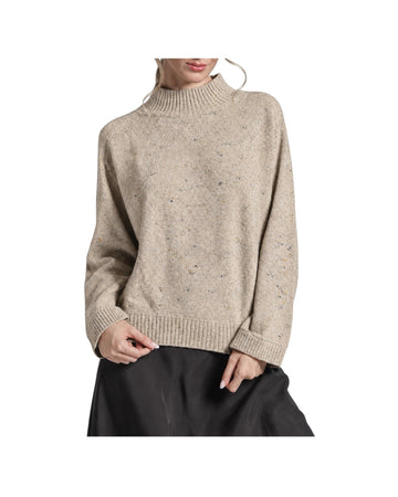 Maglione in Lambswool Beige MYA SHWC51 IMPURE 