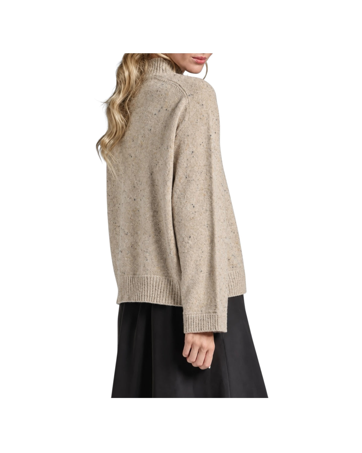 Maglione in Lambswool Beige MYA SHWC51 IMPURE 