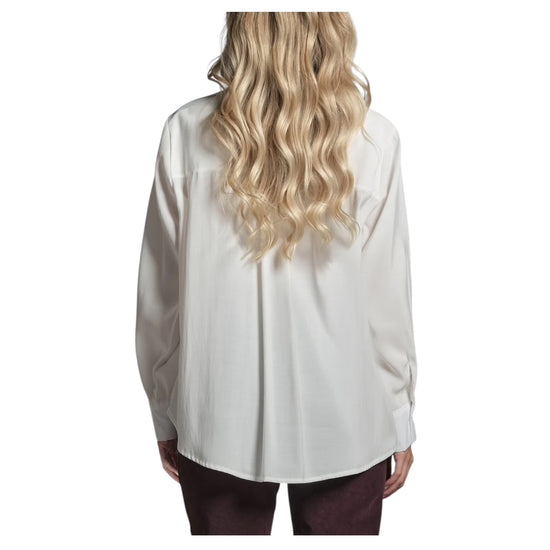 Camicia in misto modal White MYRA MXDC24 IMPURE 